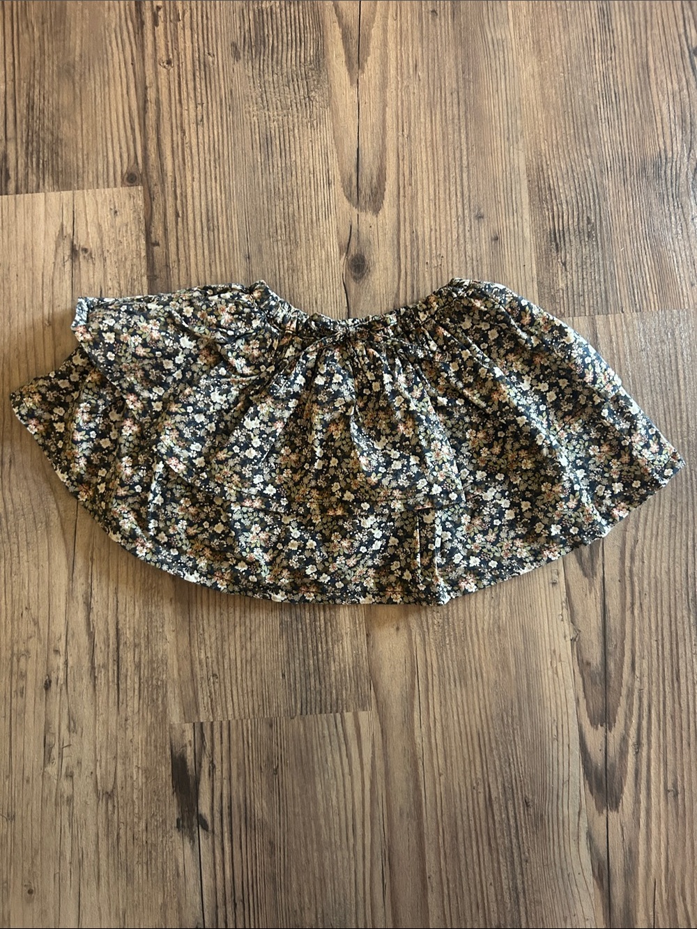 Jamie Kay floral tiered black skirt
